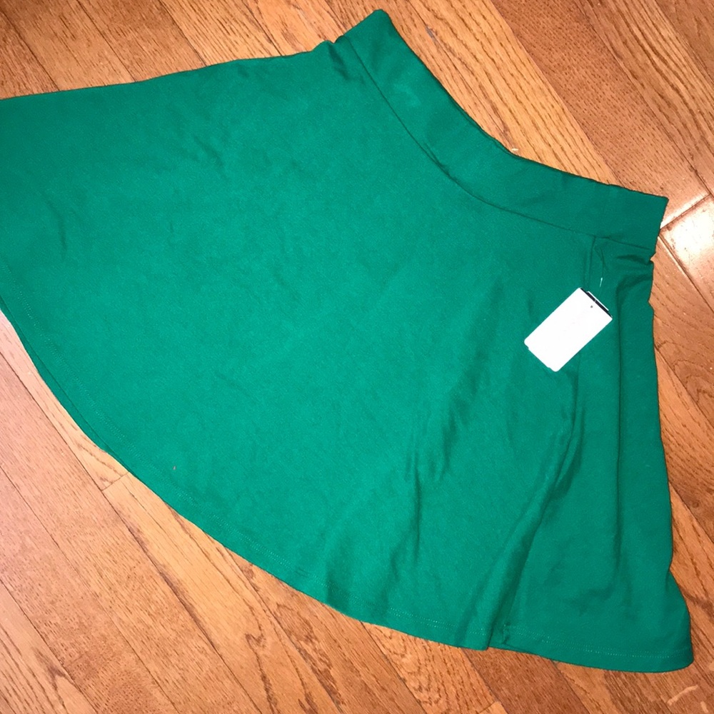 Windsor Green Skater Skirt